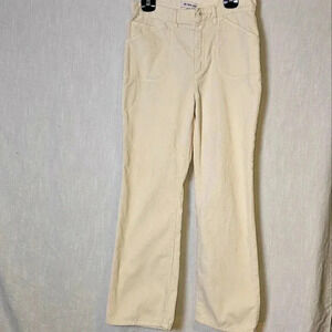 RE/DONE Cream 70's Loose Flare Corduroy Womens Pants Sz 29